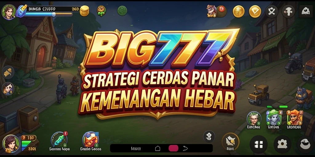 Gameplay seru dan taktik mendebarkan dalam BIG77.