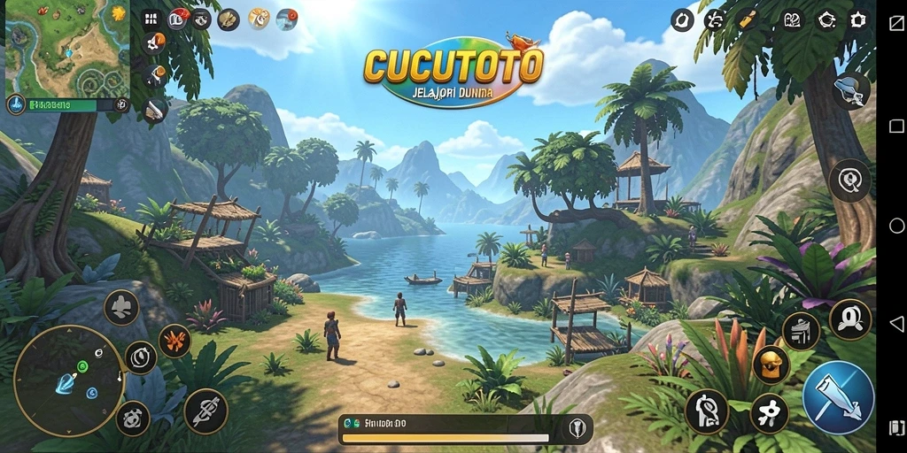 Tampilan gameplay CUCUTOTO yang memukau dan interaktif.