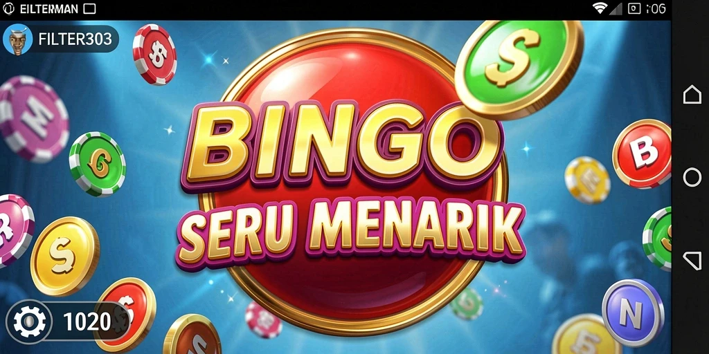 Tampilan menarik dari gameplay Bingo di FILTER303.