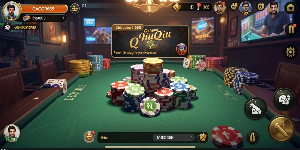 Gameplay seru dan kompetitif dalam GACOR668 QiuQiu.