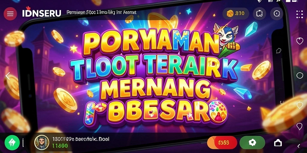 Gameplay memukau di IDNSERU dengan berbagai pilihan slot.