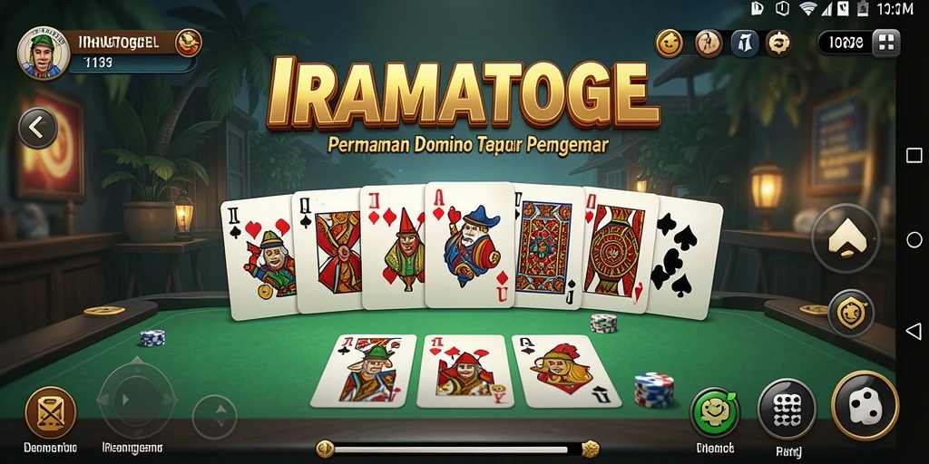 Tampilan gameplay <strong>IRAMATOGEL</strong> yang menarik dengan dominasi warna cerah.