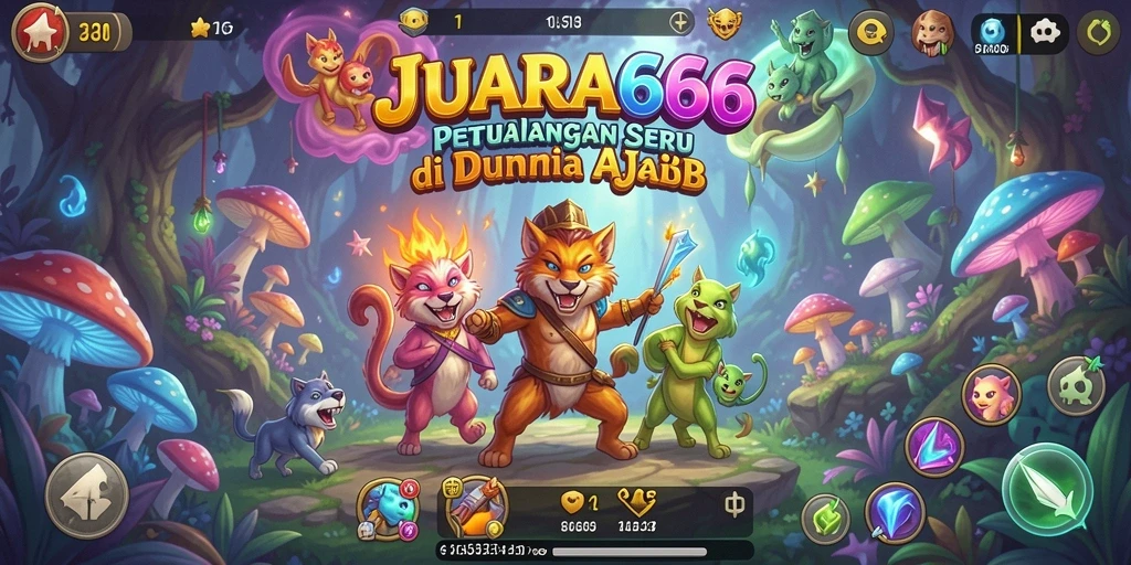 Gameplay JUARA666 yang mengasyikkan dan penuh tantangan.