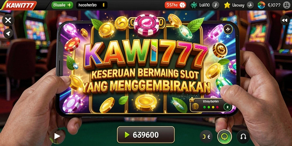 Tampilan gameplay KAWI777 yang menarik dan penuh warna.