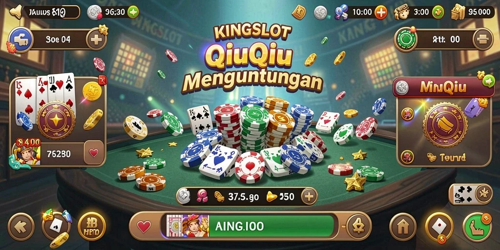 Screenshot gameplay QiuQiu KINGSLOT yang menarik dan seru.