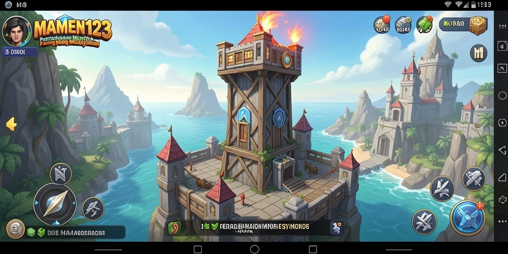 Tampilan menarik dari gameplay MAMEN123 yang memukau.
