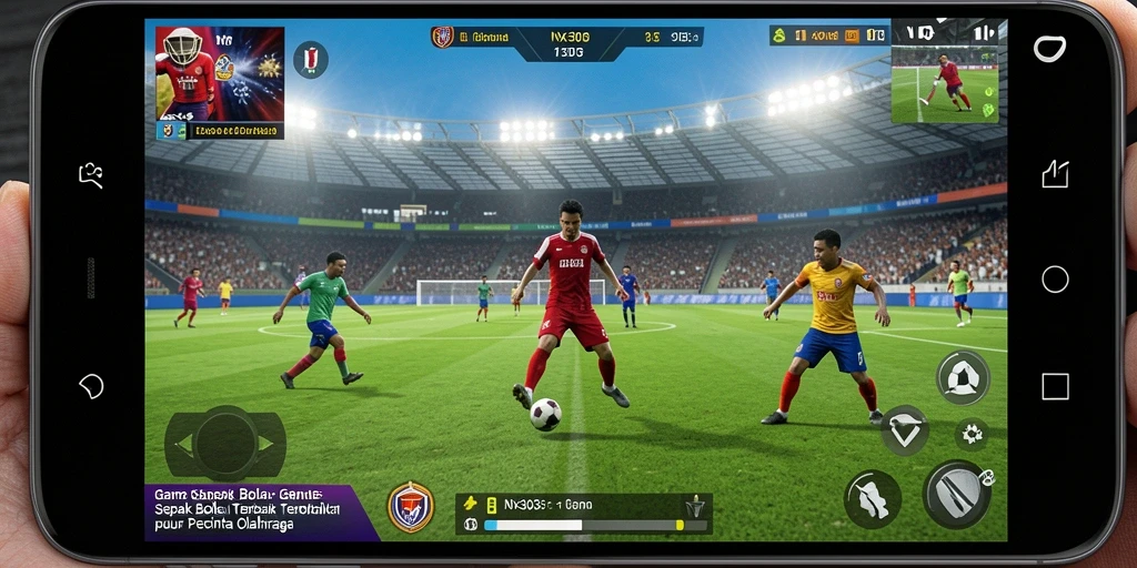 Gameplay NX303 yang menegangkan dan seru dalam permainan sepak bola.