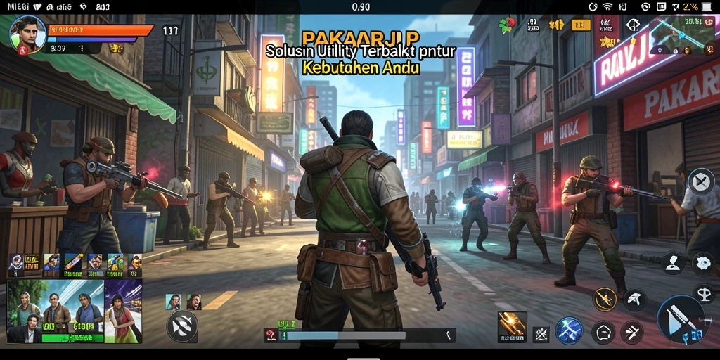 Screenshot utama menunjukkan fitur optimasi perangkat PAKARJP.
