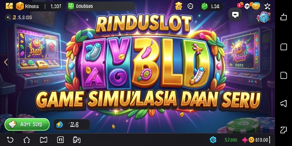 Tampilan menarik dari gameplay RINDUSLOT yang penuh warna.