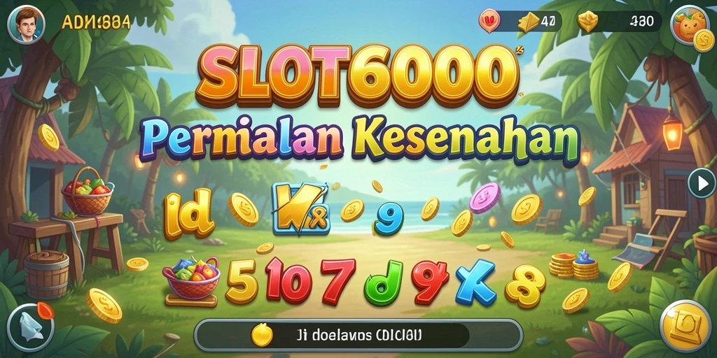Gameplay menarik di SLOT6000 dengan berbagai mesin slot.