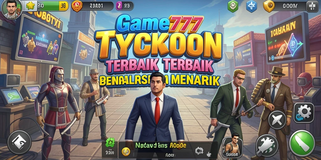 Screenshot gameplay <strong>SOBAT777</strong> menampilkan manajemen bisnis yang menarik.