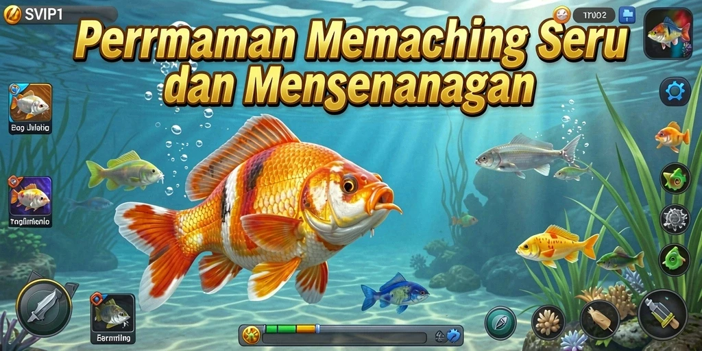 Tangkapan ikan besar dalam gameplay SVIP1 yang mendebarkan.